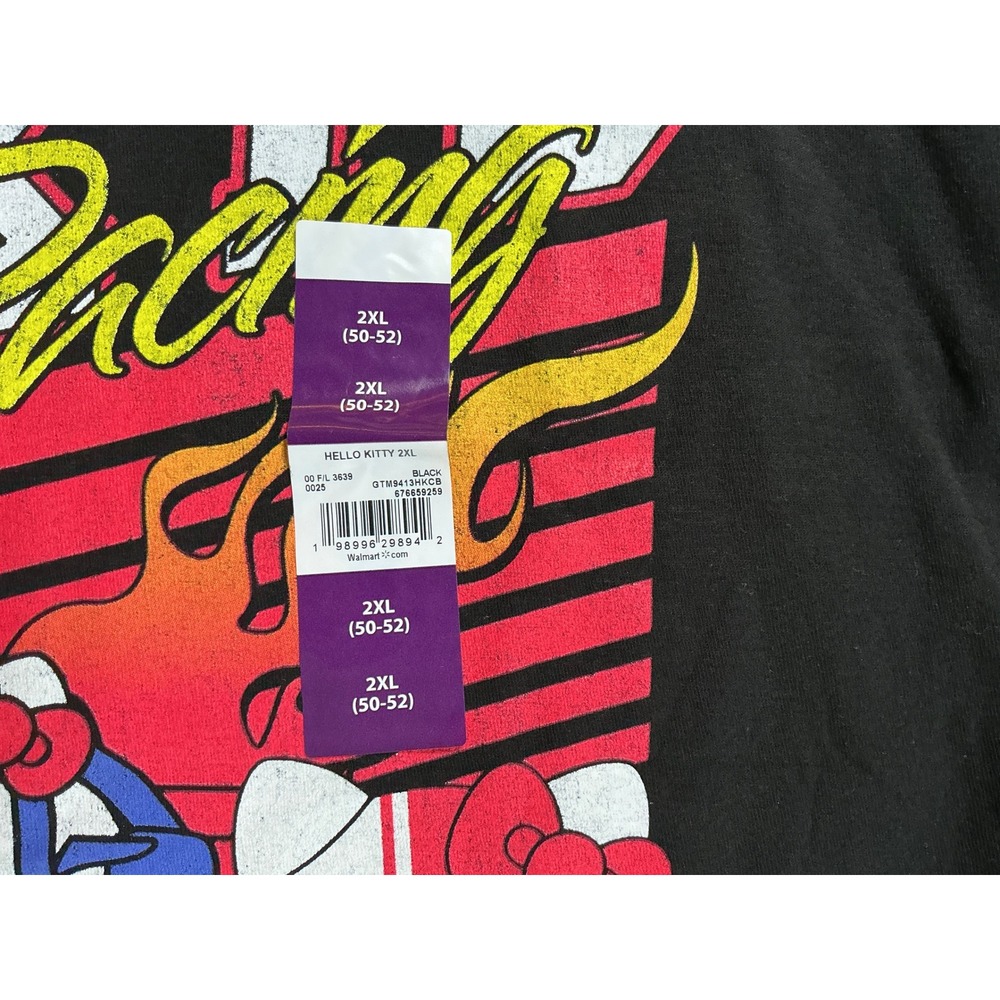 Hello Kitty Tokyo Racing Graphic T-Shirt Black 2XL Sanrio Tokyo Speed New - Picture 10 of 10